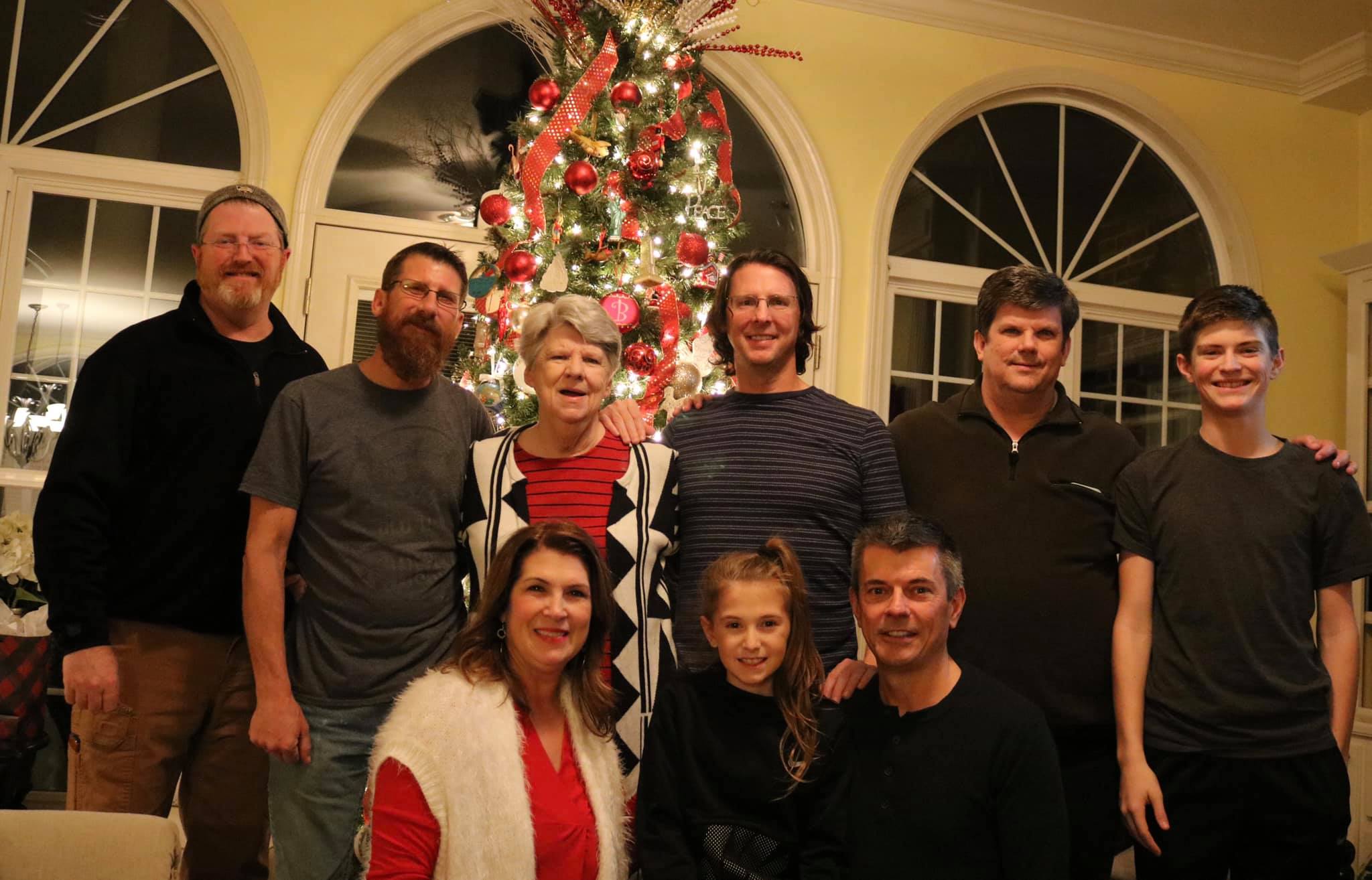 Photo of Mike Horvath and family taken Christmas day 2018